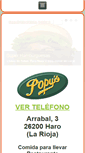Mobile Screenshot of pizzeriapopys.com